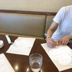 面接前の打ち合わせ